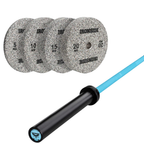 Pack IRONSIDE Barra 15 KG + Set de Discos Olímpicos KG