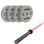 Pack IRONSIDE Barra 15 KG + Set de Discos Olímpicos KG