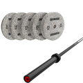 Pack IRONSIDE Barra 15 KG + Set de Discos Olímpicos KG