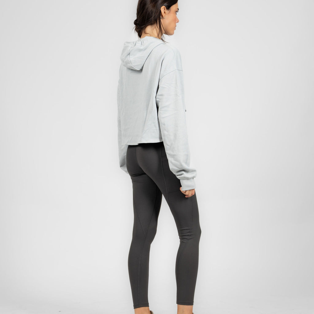Polerón Deportivo Corto con Hoodie para Mujer IRONSIDE