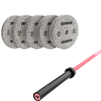 Pack IRONSIDE Barra 15 KG + Set de Discos Olímpicos KG
