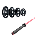 Pack IRONSIDE Barra 15 KG + Set de Discos Olímpicos KG