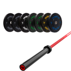 Pack IRONSIDE Barra 20 KG + Set Discos Olímpicos LB
