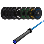 Pack IRONSIDE Barra 20 KG + Set Discos Olímpicos LB