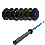 Pack IRONSIDE Barra 20 KG + Set Discos Olímpicos LB