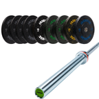 Pack IRONSIDE Barra 20 KG + Set Discos Olímpicos LB