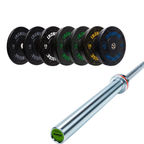 Pack IRONSIDE Barra 20 KG + Set Discos Olímpicos LB