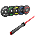 Pack IRONSIDE Barra 20 KG + Set Discos Olímpicos KG