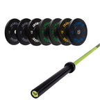 Pack IRONSIDE Barra 20 KG + Set Discos Olímpicos LB