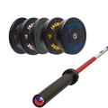 Pack IRONSIDE Barra 20 KG + Set Discos Olímpicos LB