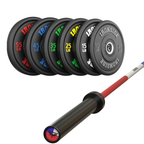 Pack IRONSIDE Barra 20 KG + Set Discos Olímpicos LB