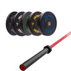 Pack IRONSIDE Barra 20 KG + Set Discos Olímpicos LB