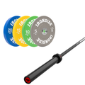 Pack IRONSIDE Barra 20 KG + Set Discos Olímpicos KG