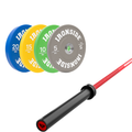 Pack IRONSIDE Barra 20 KG + Set Discos Olímpicos KG