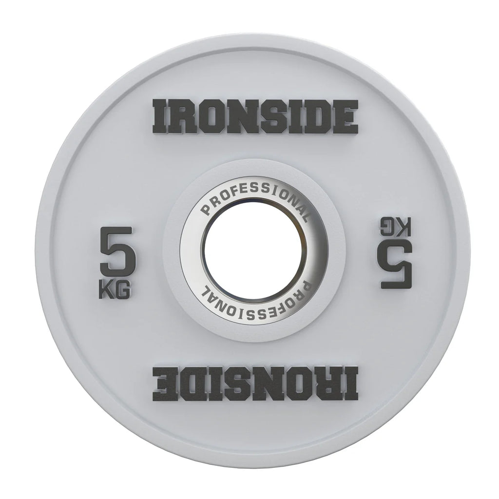 Disco Olímpico Calibrado Powerlifting 5 a 25 kg IRONSIDE