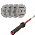Pack IRONSIDE Barra 20 KG + Set Discos Olímpicos KG
