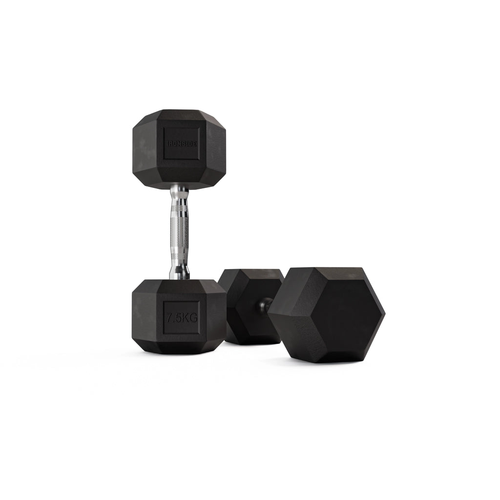 Mancuerna Hexagonal 2.5 a 50 kg IRONSIDE