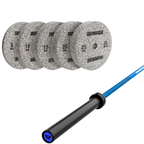 Pack IRONSIDE Barra 20 KG + Set Discos Olímpicos KG