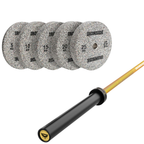 Pack IRONSIDE Barra 20 KG + Set Discos Olímpicos KG