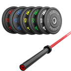Pack IRONSIDE Barra 20 KG + Set Discos Olímpicos LB