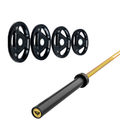Pack IRONSIDE Barra 20 KG + Set Discos Olímpicos KG