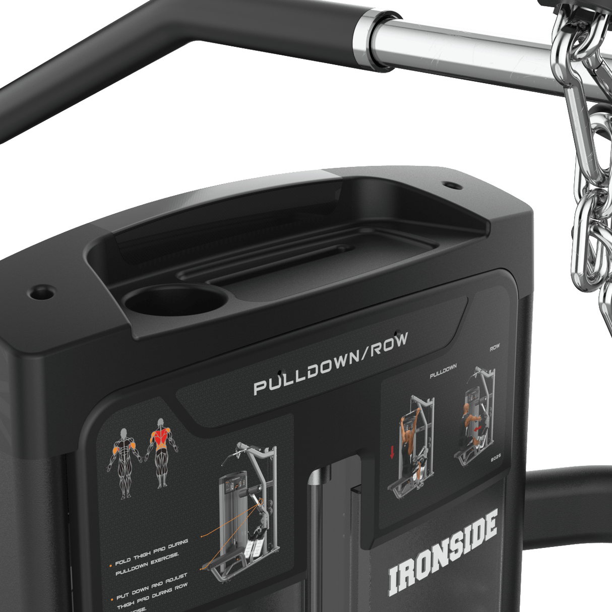 Dual Lat Pulldown & Row IRONSIDE Luxe