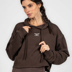 Polerón Deportivo Corto con Hoodie para Mujer IRONSIDE