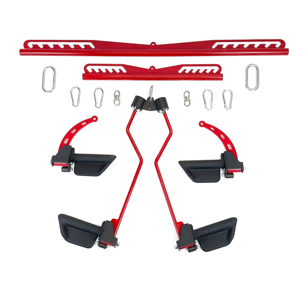 Set de 3 Agarres Ajustables de Polea Ergonómicos IRONSIDE