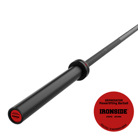 Barra Powerlifting E-Coat 20 kg IRONSIDE