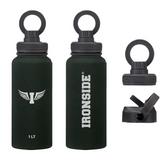 Botella de Agua con Soporte Magnético para Celular IRONSIDE