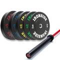 Barra Cerakote 2.0 + Set Discos PRO IRONSIDE 150 KGBARRASIRONSIDEColor: Rojo, Azul, Rosado