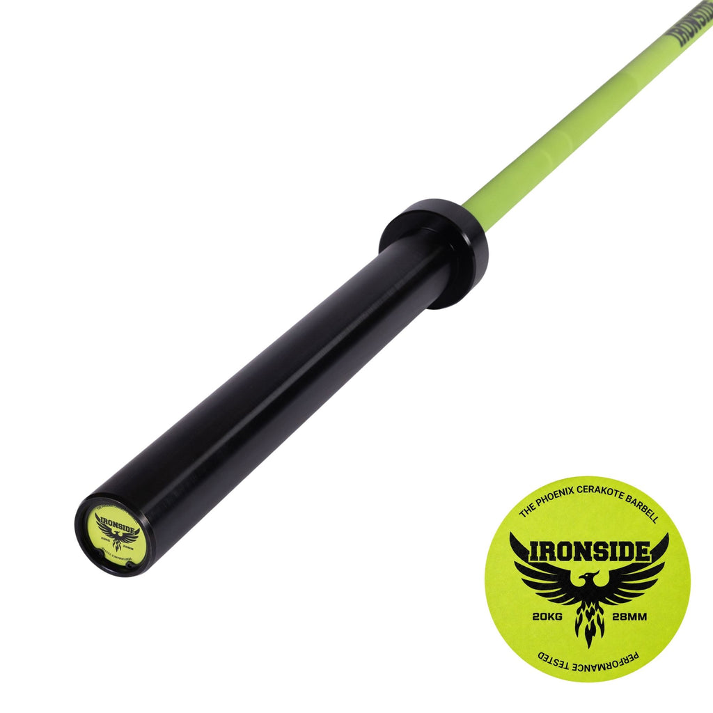 Barra Olímpica Shield Amarilla 20 kg Cerakote 1.500 lb IRONSIDE