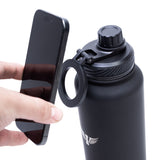 Botella de Agua con Soporte Magnético para Celular IRONSIDE