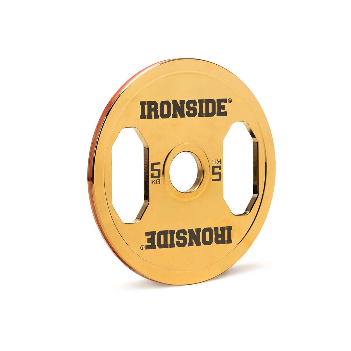 Disco Olímpico Premium Gold Chromed (5 a 25 KG) IRONSIDE