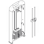 Weight Stack Add-On Pin 5 kg IRONSIDE Luxe 2 x 2.5 kg