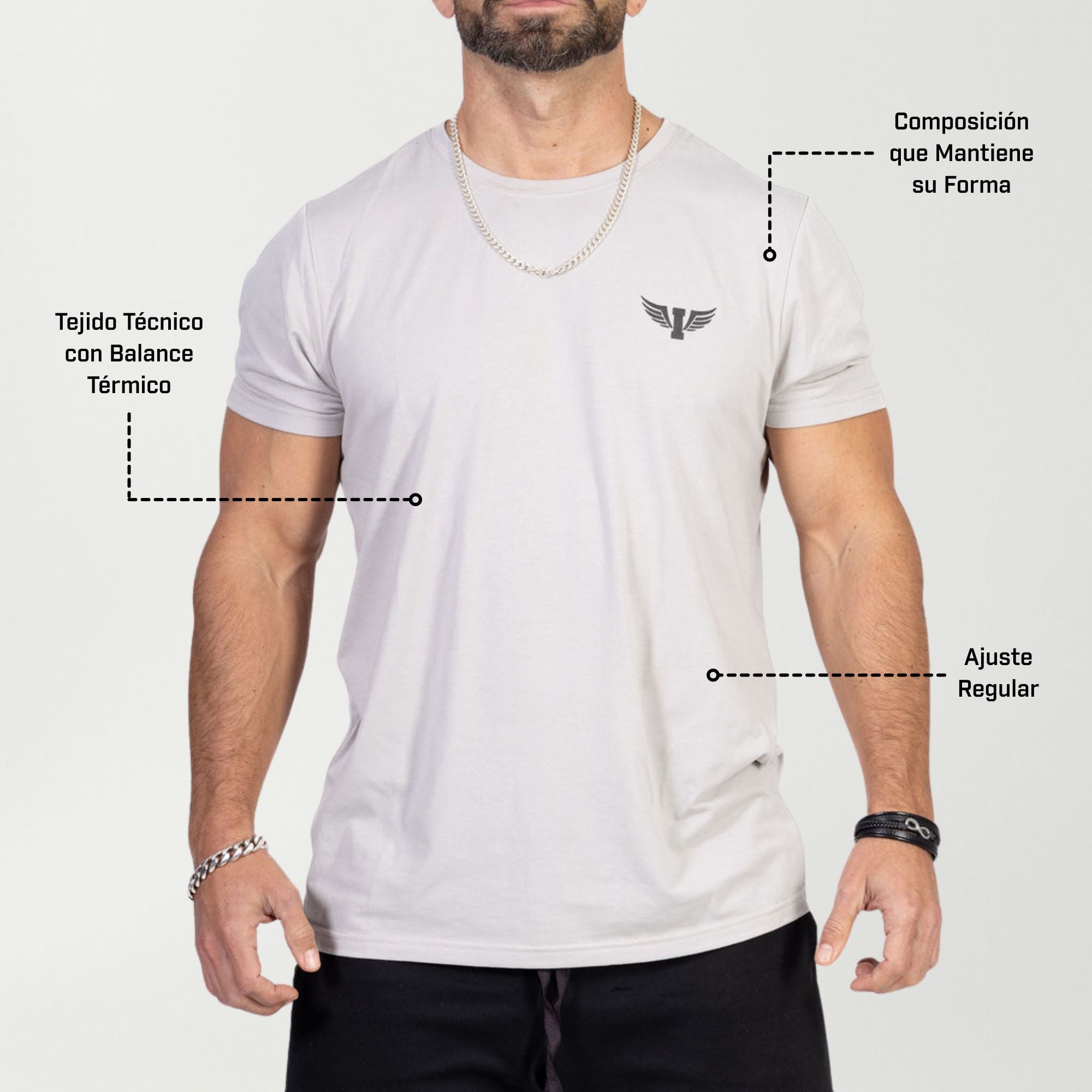 Polera Manga Corta Deportiva para Hombre IRONSIDE