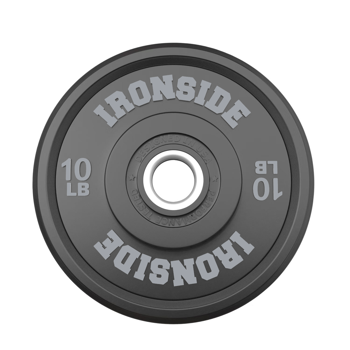 Disco Olímpico Pro Bumper (10 a 55 LB) IRONSIDE