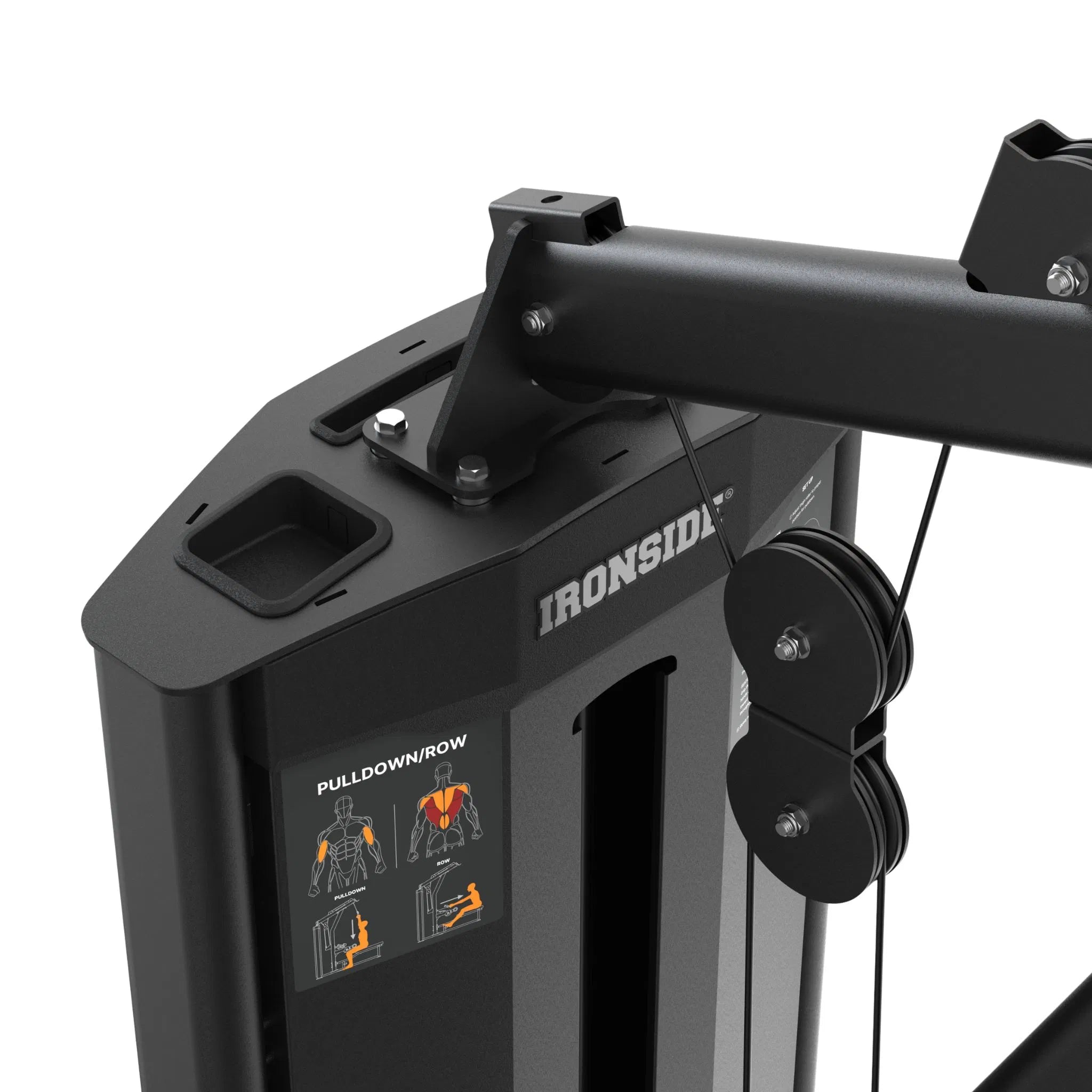 Dual Lat Pulldown & Seated Row IRONSIDE Elite
