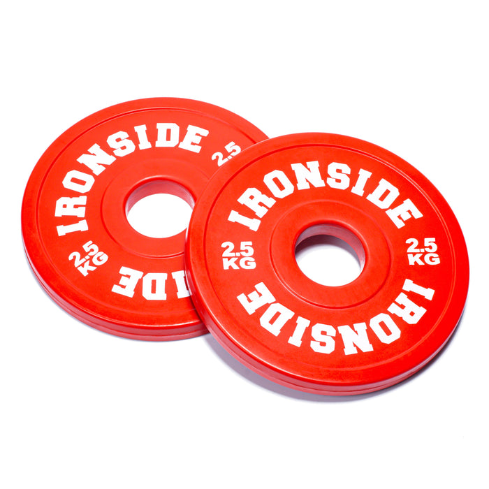 Par de Discos Fraccionales 2.5 kg IRONSIDE PU