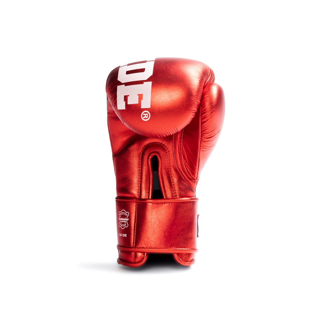 Guantes de Boxeo Profesionales de Competición IBA Rojos IRONSIDE
