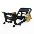 Hip Thruster profesional con plataforma elevada, estabilidad comercial y resistencia ajustable para aislamiento máximo del glúteo y entrenamiento intensivo.