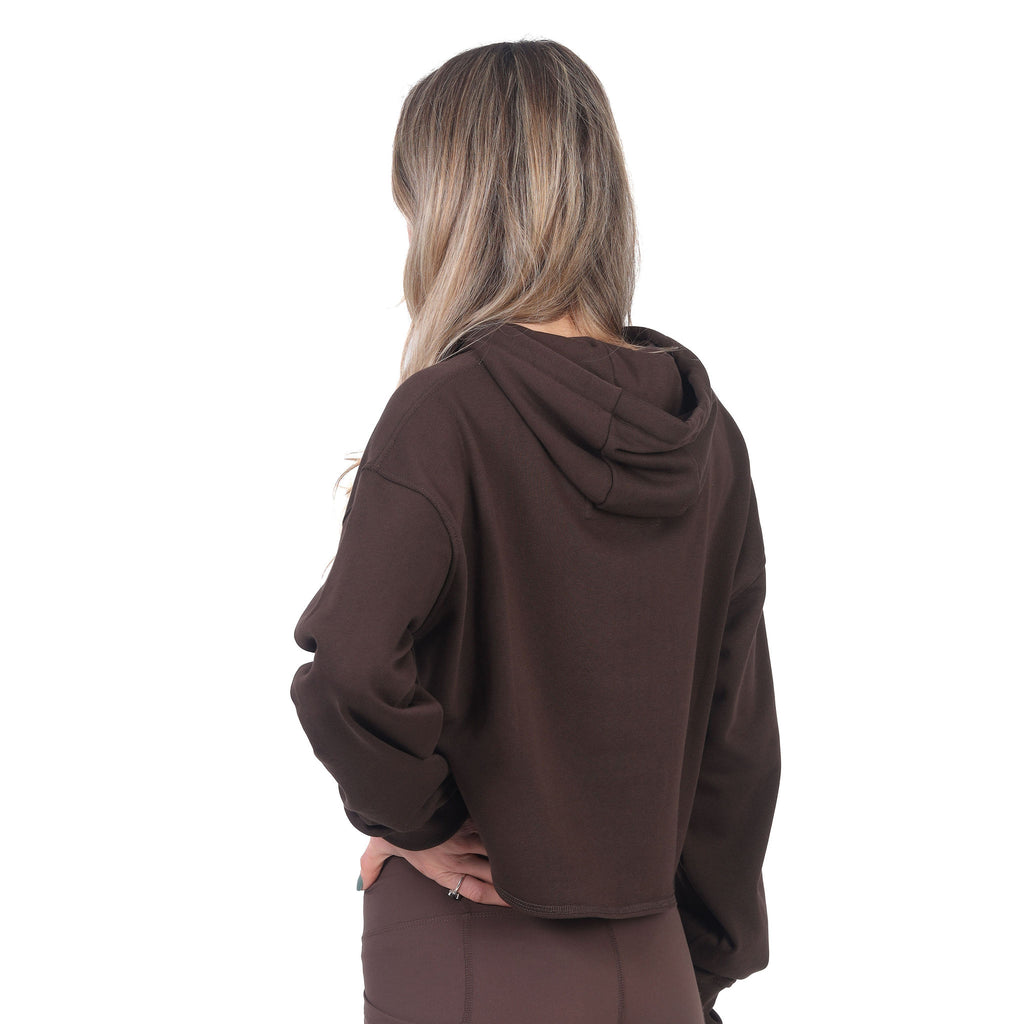 Polerón Deportivo Corto con Hoodie para Mujer Edición Limitada IRONSIDE