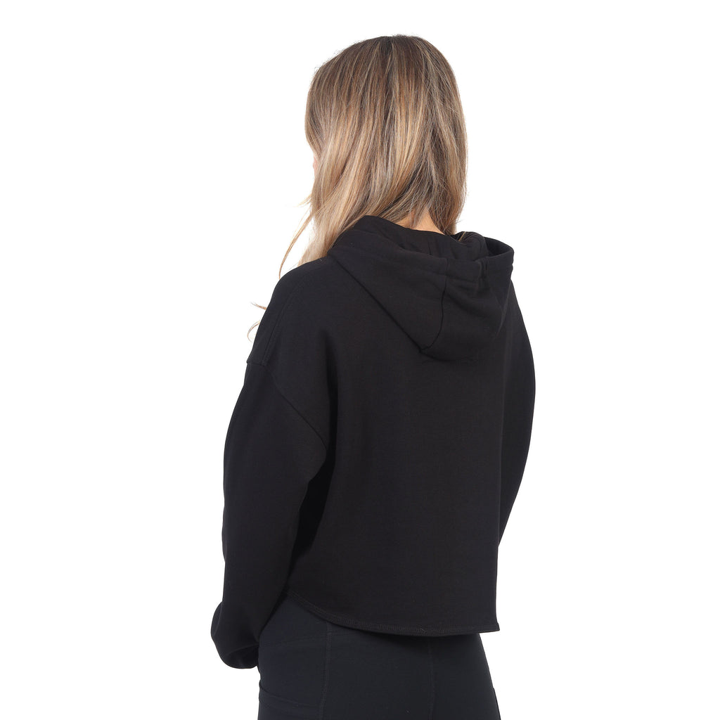 Polerón Deportivo Corto con Hoodie para Mujer Edición Limitada IRONSIDE