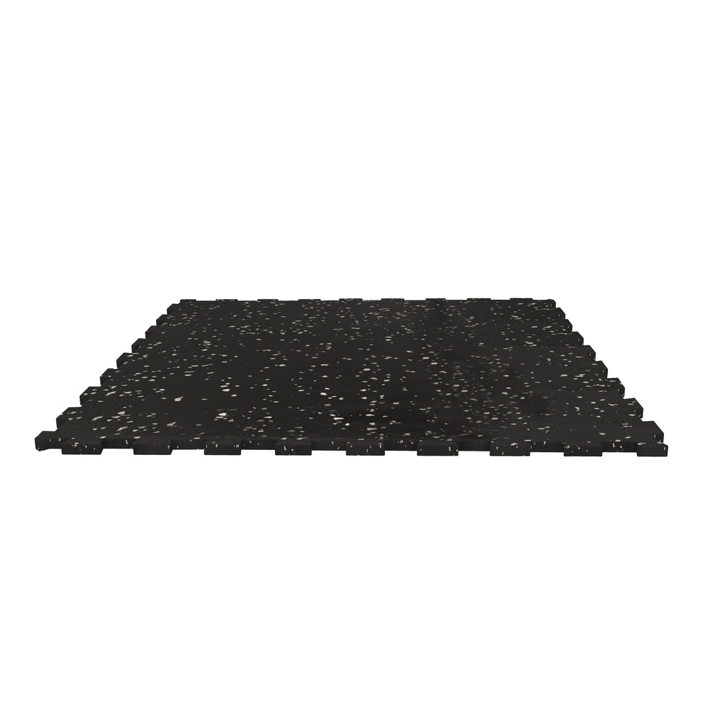 Piso de Gimnasio Interlock EPDM Negro/Gris 8 mm IRONSIDE