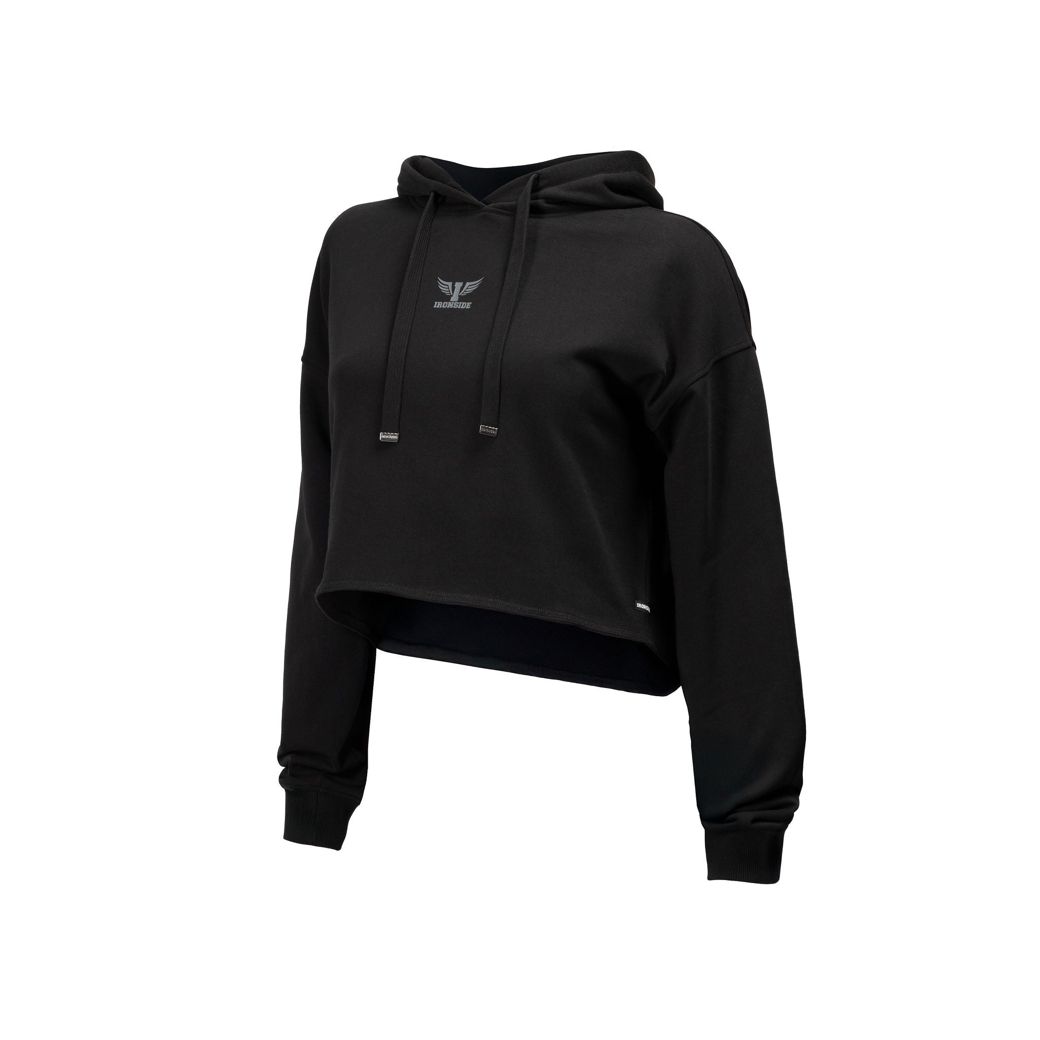 Polerón Deportivo Corto con Hoodie para Mujer IRONSIDE