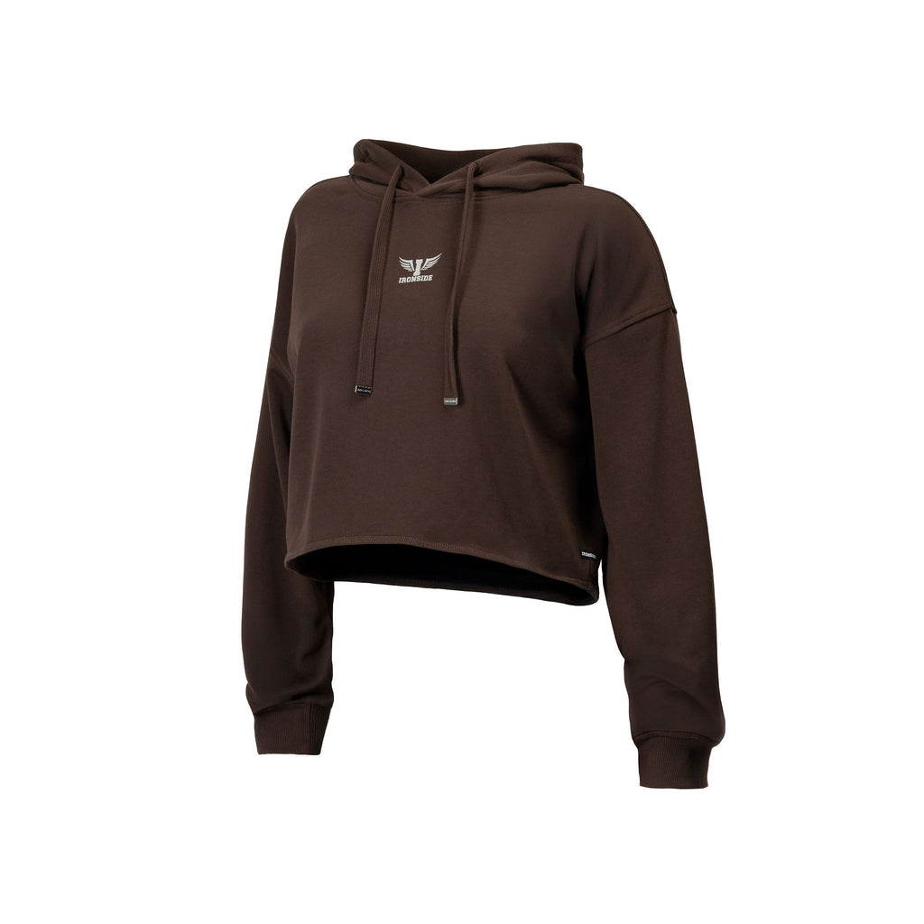 Polerón Deportivo Corto con Hoodie para Mujer IRONSIDE