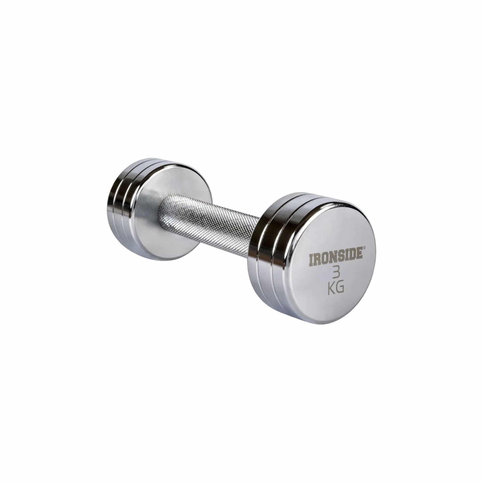 Mancuerna Circular Hard Chromed Steel (1 a 10 kg) IRONSIDE