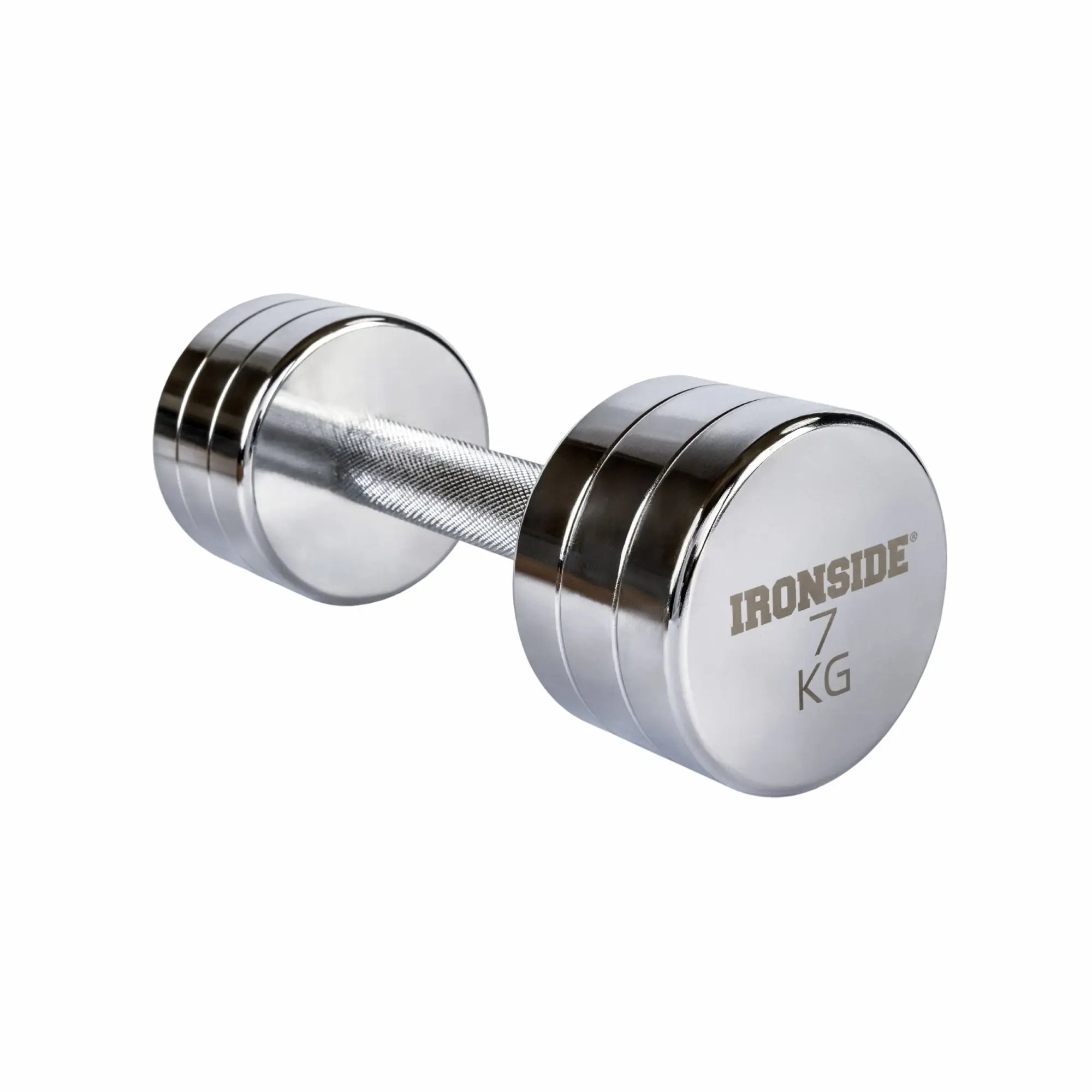 Mancuerna Circular Hard Chromed Steel (1 a 10 kg) IRONSIDE