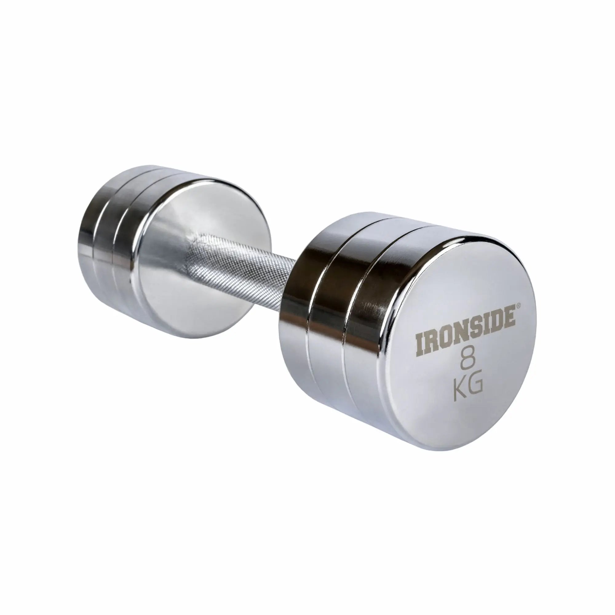 Mancuerna Circular Hard Chromed Steel (1 a 10 kg) IRONSIDE