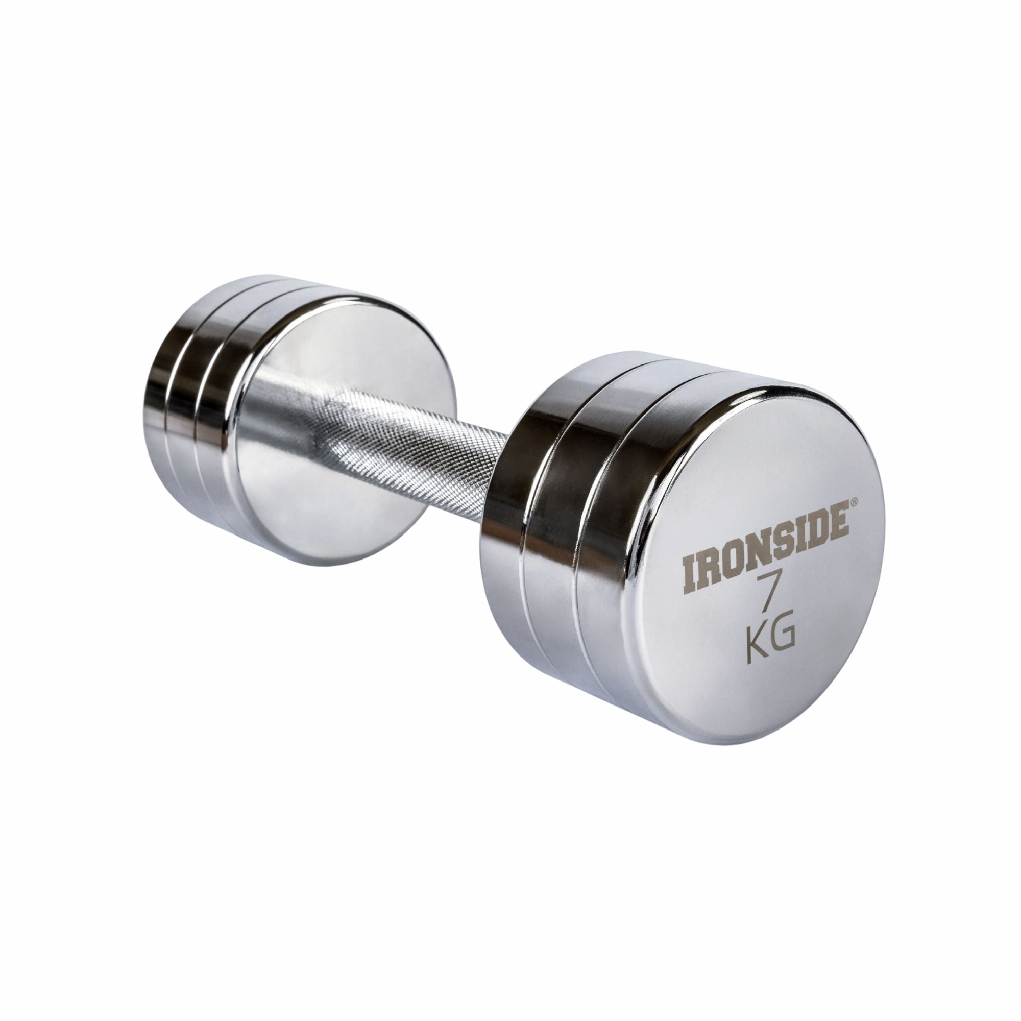 Mancuerna Circular Hard Chromed Steel 1 a 10 kg IRONSIDE